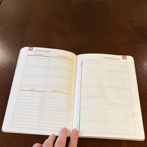 Erin Condren Bundle: Small Clutch, Travel Journal, adhesive monthly tabs, New - Picture 11 of 13